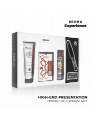 KIT SENSUAL BRUMA XPERIENCE LUBRICANTE VIBRADOR POSTRE DE LA MARCA BRUMA