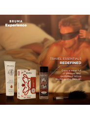 KIT SENSUAL BRUMA XPERIENCE LUBRICANTE VIBRADOR POSTRE DE LA MARCA BRUMA