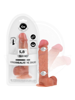 DILDO ARTICULABLE HIPERREALISTA SILICONA MEDICA 14,8 CM DE LA MARCA COCK MILLER