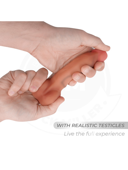 DILDO ARTICULABLE HIPERREALISTA SILICONA MEDICA 14,8 CM DE LA MARCA COCK MILLER