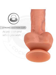 DILDO ARTICULABLE HIPERREALISTA SILICONA MEDICA 14,8 CM DE LA MARCA COCK MILLER