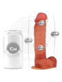 DILDO HIPERREALISTA ARTICULABLE SILICONA 19CM VENTOSA DE LA MARCA COCK MILLER