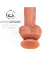 DILDO HIPERREALISTA ARTICULABLE SILICONA 19CM VENTOSA DE LA MARCA COCK MILLER