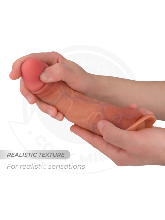 DILDO HIPERREALISTICO VIBRADOR CONTROL REMOTO SILICONA DE LA MARCA COCK MILLER