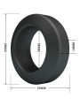 ANILLO VIBRADOR SILICONA AJUSTABLE PLACER MASCULINO DE LA MARCA CRAZY BULL