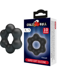 ANILLO CRAZY BULL CLAUZELL SILICONA AJUSTABLE PLACER DE LA MARCA CRAZY BULL