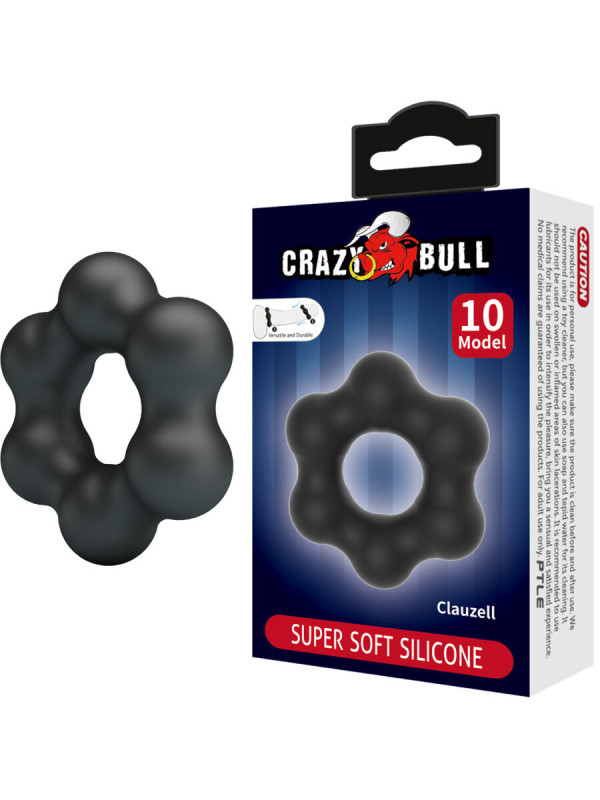 ANILLO CRAZY BULL CLAUZELL SILICONA AJUSTABLE PLACER DE LA MARCA CRAZY BULL