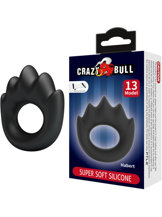 ANILLO SEXUAL SILICONA CRAZY BULL HABERT RETRASO EYACULACIÓN DE LA MARCA CRAZY BULL