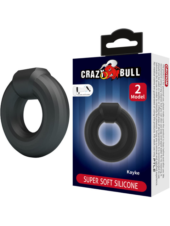 ANILLO SEXUAL SILICONA CRAZY BULL KAYKE MODELO 2 DE LA MARCA CRAZY BULL