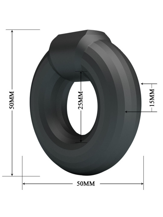 ANILLO SEXUAL SILICONA CRAZY BULL KAYKE MODELO 2 DE LA MARCA CRAZY BULL