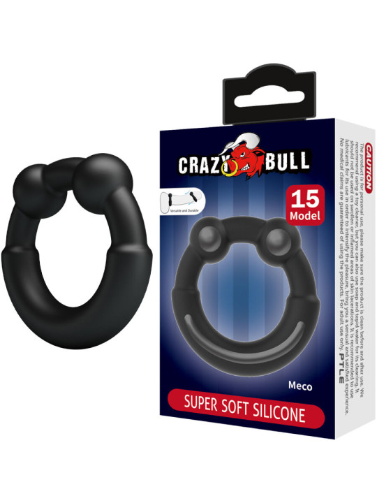 ANILLO RETARDANTE SILICONA AJUSTABLE CRAZY BULL MECO 15 DE LA MARCA CRAZY BULL