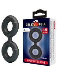 ANILLO DOBLE SILICONA CRAZY BULL RADWAN CONTROL EYACULACIÓN DE LA MARCA CRAZY BULL