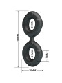ANILLO DOBLE SILICONA CRAZY BULL RADWAN CONTROL EYACULACIÓN DE LA MARCA CRAZY BULL