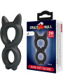 ANILLO DOBLE SILICONA CRAZY BULL TORAN ESTIMULACIÓN ERÓTICA DE LA MARCA CRAZY BULL