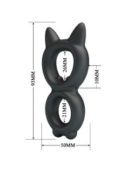 ANILLO DOBLE SILICONA CRAZY BULL TORAN ESTIMULACIÓN ERÓTICA DE LA MARCA CRAZY BULL