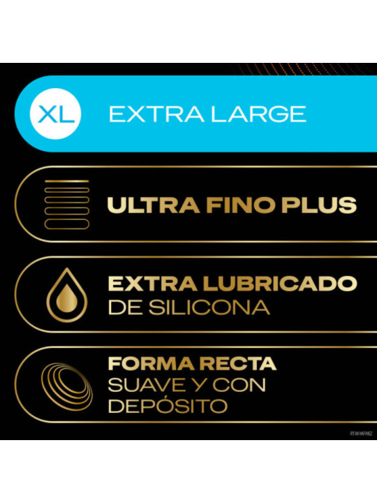 DUREX - CONEXIÓN TOTAL XL ULTRA FINO PLUS SIN LÁTEX 10 UNIDADES DE LA MARCA DUREX CONDOMS