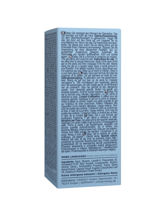 MISTER SIZE - GEL RETARDANTE 50 ML DE LA MARCA MISTER SIZE