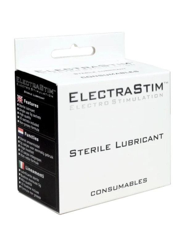 LUBRICANTE ESTÉRIL INDIVIDUAL PACK X10 UNIDADES DE LA MARCA ELECTRASTIM