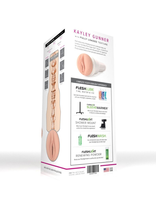FLESHLIGHT KAYLEY GUNNER MASTURBADOR VAGINA