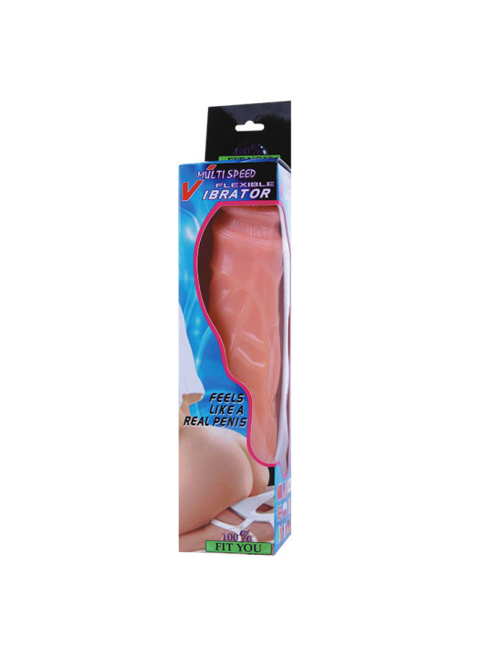 VIBRADOR REALISTICO WAVES OF PLEASURE 25.5 CM DE LA MARCA BAILE