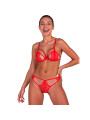 PASSION ANUVERA SET SUJETADOR TANGA ROJO L XL