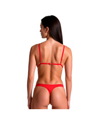 PASSION ANUVERA SET SUJETADOR TANGA ROJO L XL