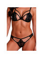 PASSION ANUVERA SET SUJETADOR TANGA NEGRO L XL