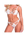 PASSION ANUVERA SET SUJETADOR TANGA BLANCO L XL