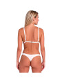 PASSION ANUVERA SET SUJETADOR TANGA BLANCO L XL