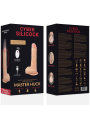 MASTER HUCK DILDO REALISTA CON CONTROL REMOTO 20.9 CM DE LA MARCA CYBER SILICOCK