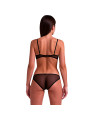 PASSION INTIMARI SET SUJETADOR BRAGAS NEGRO S M
