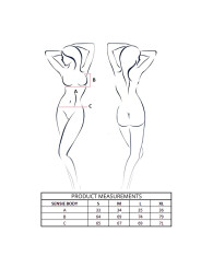 PASSION SENSIE BODY NEGRO L XL