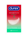 DUREX SENSITIVO SLIM FIT 10 UNIDADES