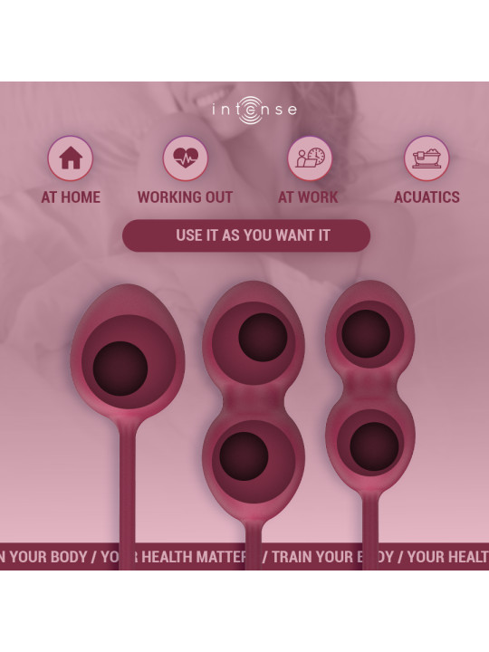 INTENSE CHARLI KIT BOLAS KEGEL VIOLET