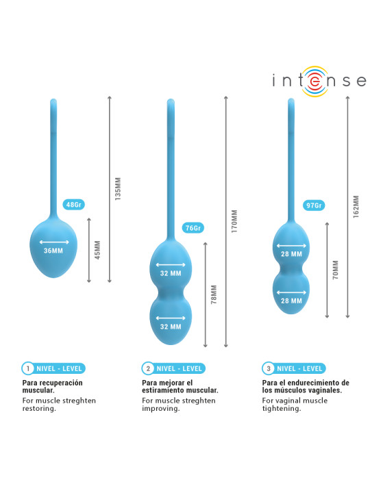 INTENSE CHARLI KIT BOLAS KEGEL OCEAN