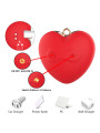 ARMONY PINZAS PARA PEZONES MAGNETICA CON VIBRACION FORMA MARIPOSA ROJO