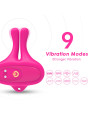 ARMONY PINZAS PARA PEZONES MAGNETICA CON VIBRACION FORMA CONEJO ROSA