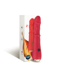 ARMONY DILDO VIBRADOR ESTIMULADOR PUNTO A TERMOAJUSTABLE ROJO