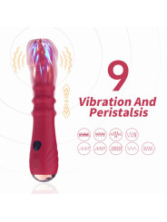 ARMONY DILDO VIBRADOR ESTIMULADOR PUNTO A TERMOAJUSTABLE ROJO