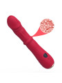 ARMONY DILDO VIBRADOR ESTIMULADOR PUNTO A TERMOAJUSTABLE ROJO
