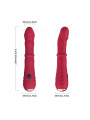 ARMONY DILDO VIBRADOR ESTIMULADOR PUNTO A TERMOAJUSTABLE ROJO
