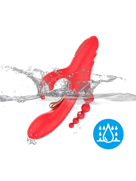 ARMONY VIBRADOR ESTIMULADOR PUNTO G Y CLITORIS ROJO