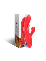 ARMONY VIBRADOR ESTIMULADOR PUNTO G Y CLITORIS CON LENGUA OSCILANTE ROJO