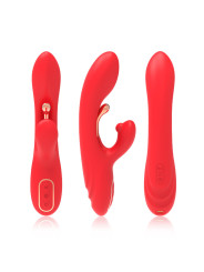 ARMONY VIBRADOR ESTIMULADOR PUNTO G Y CLITORIS CON LENGUA OSCILANTE ROJO