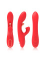 ARMONY VIBRADOR ESTIMULADOR PUNTO G Y CLITORIS CON LENGUA OSCILANTE ROJO