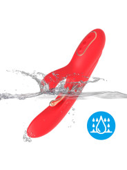 ARMONY VIBRADOR ESTIMULADOR PUNTO G Y CLITORIS CON LENGUA OSCILANTE ROJO