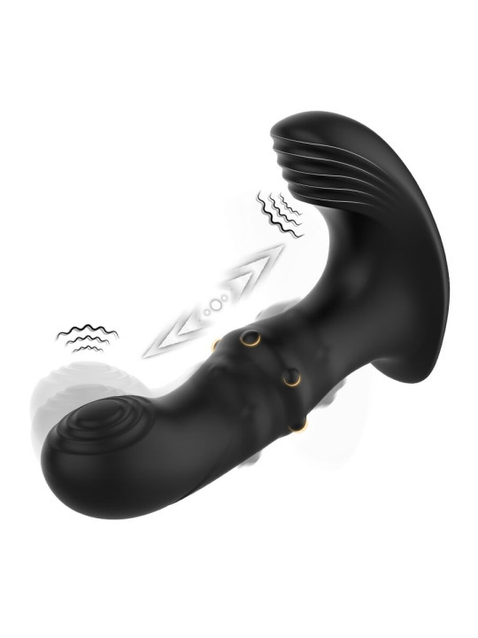 ARMONY VIBRADOR ANAL PROSTATA CONTROL REMOTO NEGRO