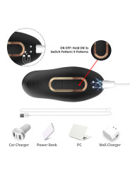 ARMONY VIBRADOR ANAL PROSTATA CONTROL REMOTO NEGRO