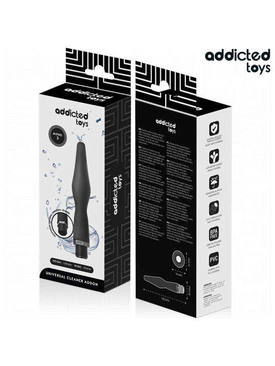 ADDICTED TOYS LIMPIADOR ANAL CON ADAPTADOR UNIVERSAL MODELO 2