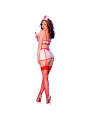 CHILIROSE CR 4868 DISFRAZ ENFERMERA BLANCO ROJO M